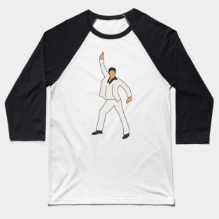 Saturday Night Fever Disco John Travolta Emoji Baseball T-Shirt